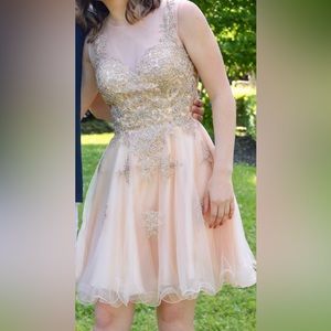 Boubou Short Semi Formal/Prom Dress